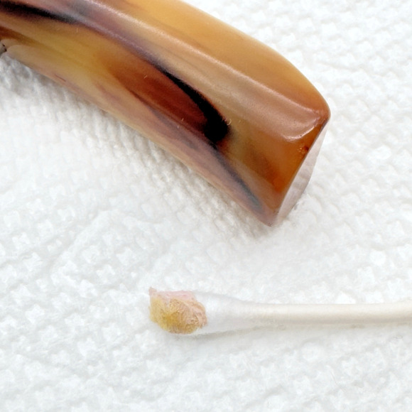 Vintage Corkscrew Bakelite Handle Marbled Butterscotch MCM Wine Opener Barware - Picture 7 of 7